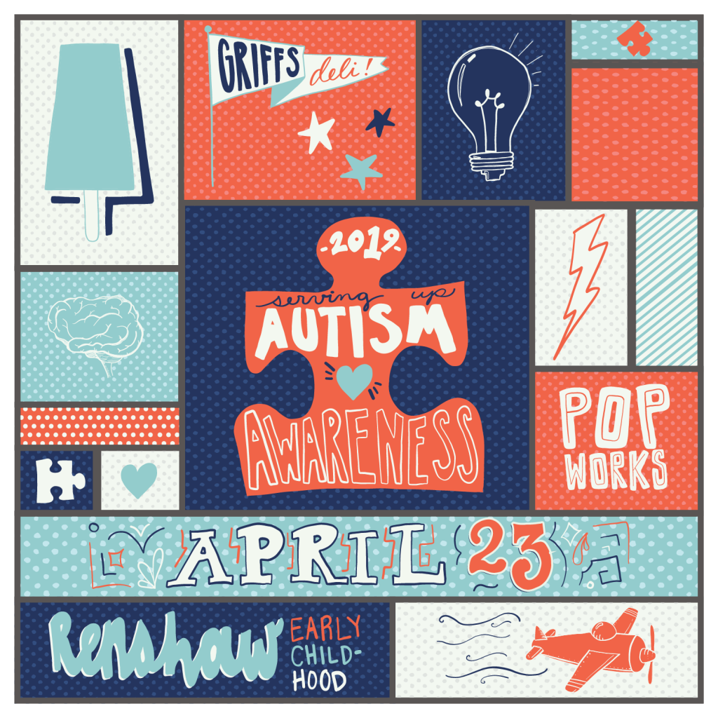 autism awareness logo design