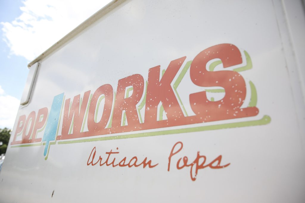 branded PopWorks truck