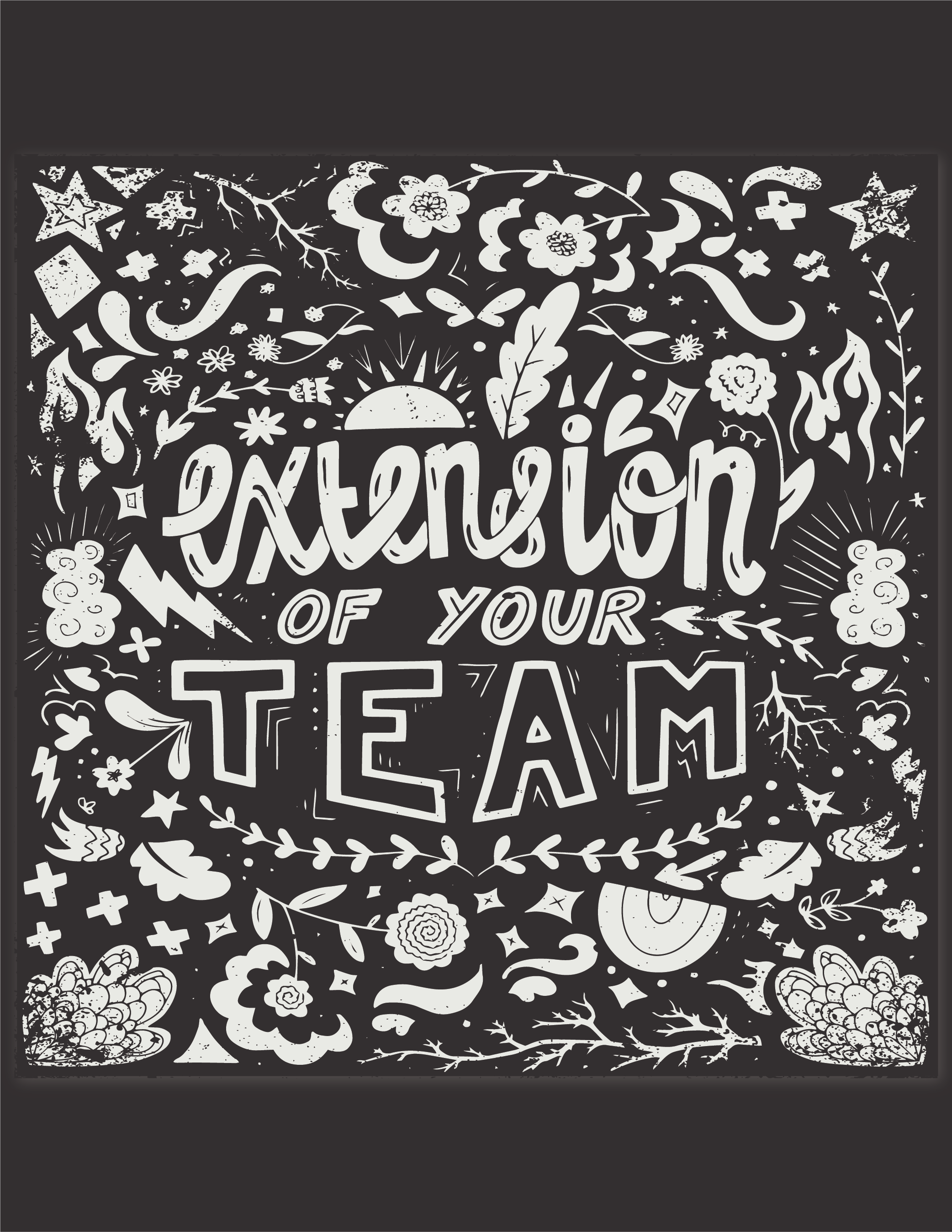 Yonts + Co Brand Values Extension of your Team Poster